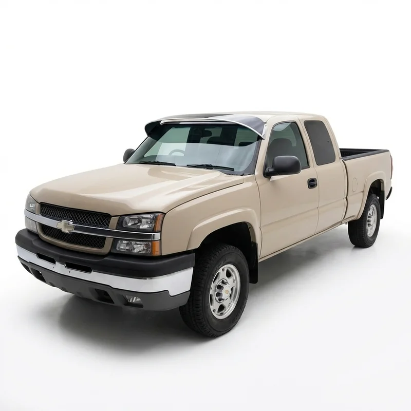 Tinted Acrylic Windscreen Sunvisor for Chevrolet Silverado 3500 Classic (2007 - 2007)