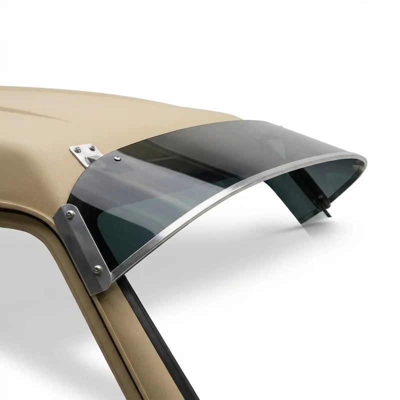 Tinted Acrylic Windscreen Sunvisor for Chinook Motor Coach Cascade (2003 - 2005)