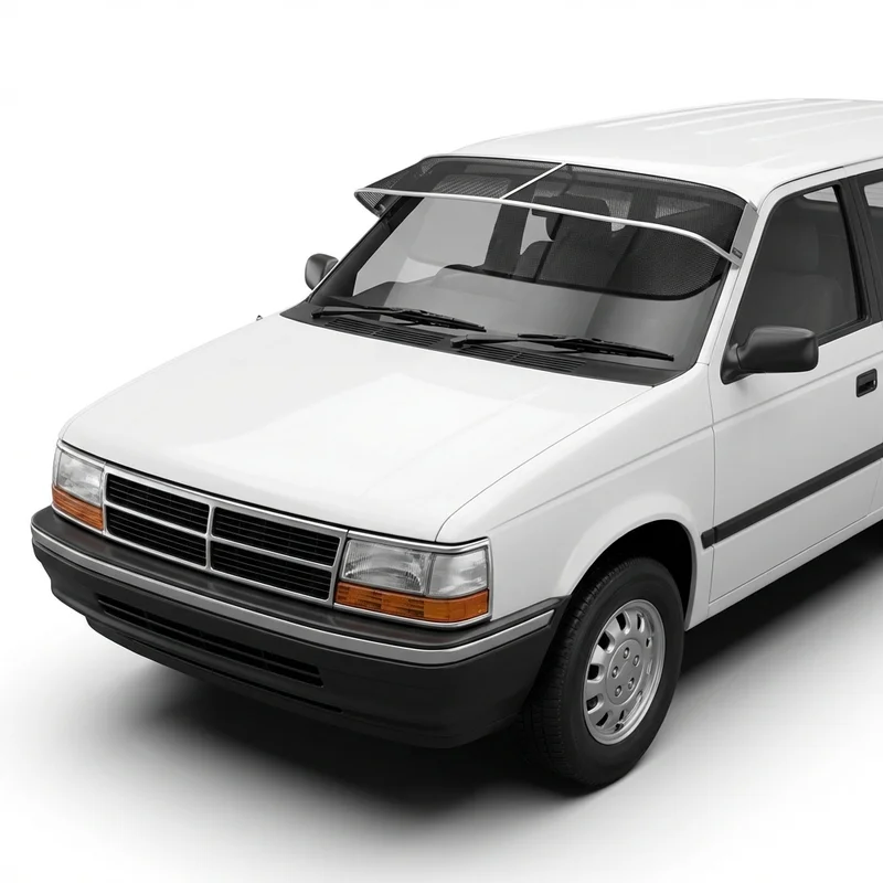 Premium Mesh Windscreen Sunvisor for Chrysler Phantom (1987 - 1994)