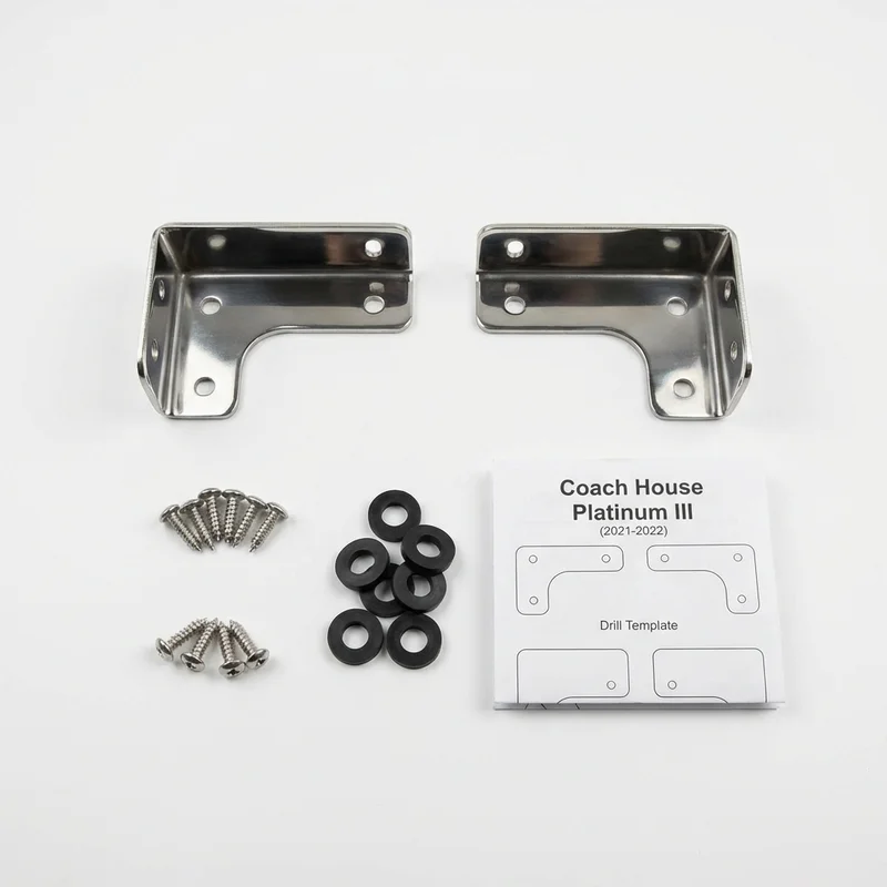 Stainless Steel Mounting Bracket Kit for Coach House Platinum III (2021 - 2022)