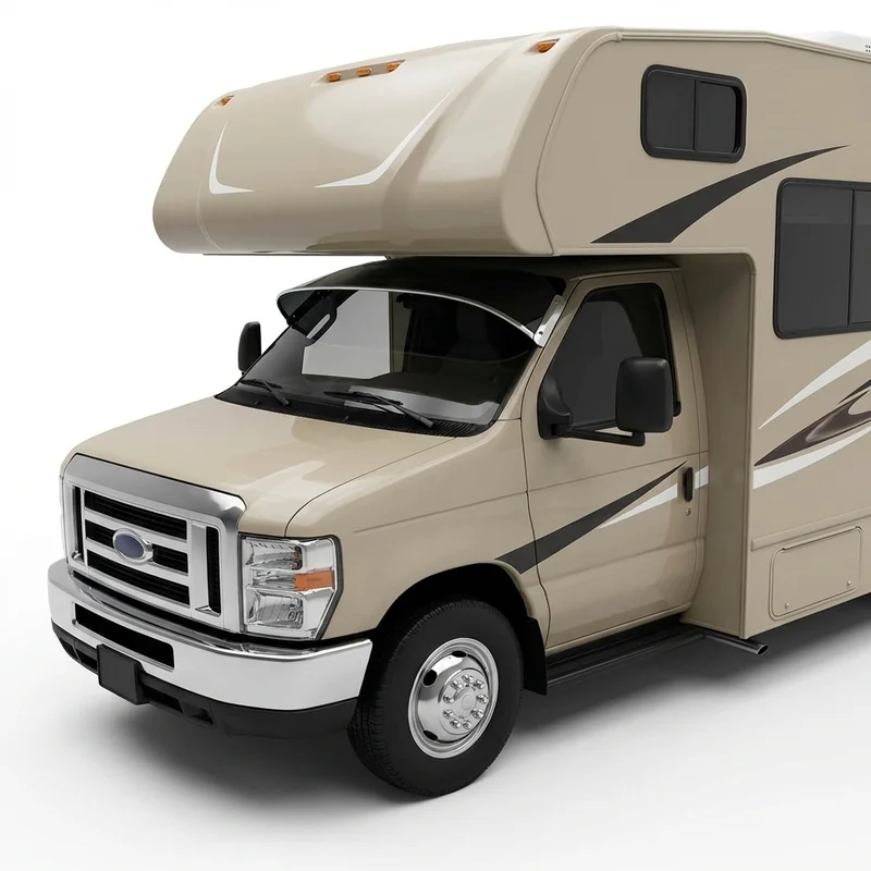 Tinted Acrylic Windscreen Sunvisor for Coachmen Leprechaun (2019 - 2021)