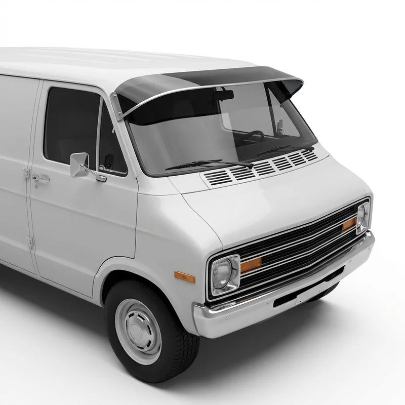 Tinted Acrylic Windscreen Sunvisor for Dodge B100 (1975 - 1980)