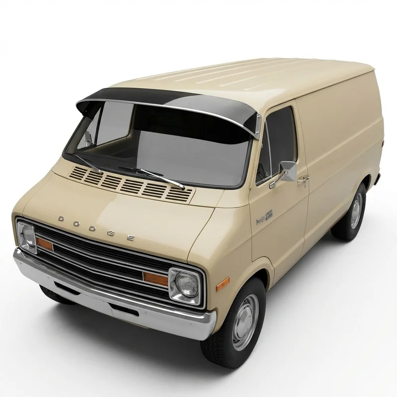 Tinted Acrylic Windscreen Sunvisor for Dodge B200 (1975 - 1980)