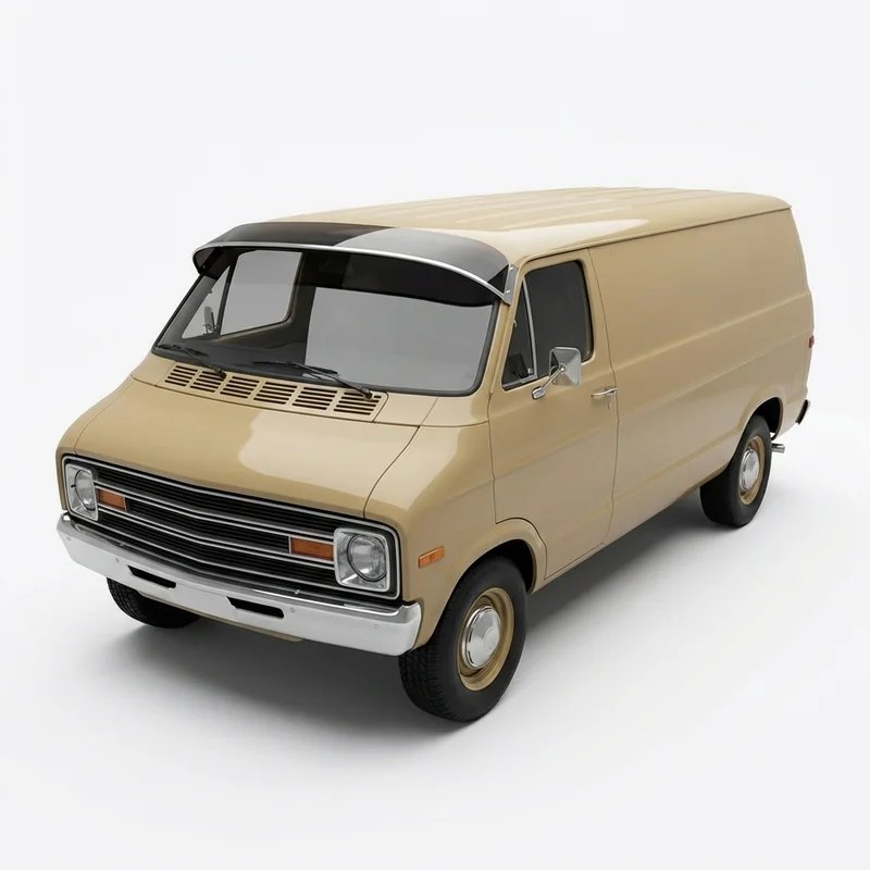 Tinted Acrylic Windscreen Sunvisor for Dodge B300 Van (1971 - 1974)
