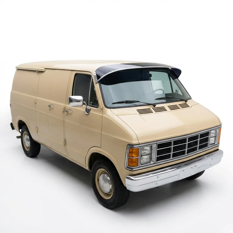 Tinted Acrylic Windscreen Sunvisor for Dodge B350 (1981 - 1994)