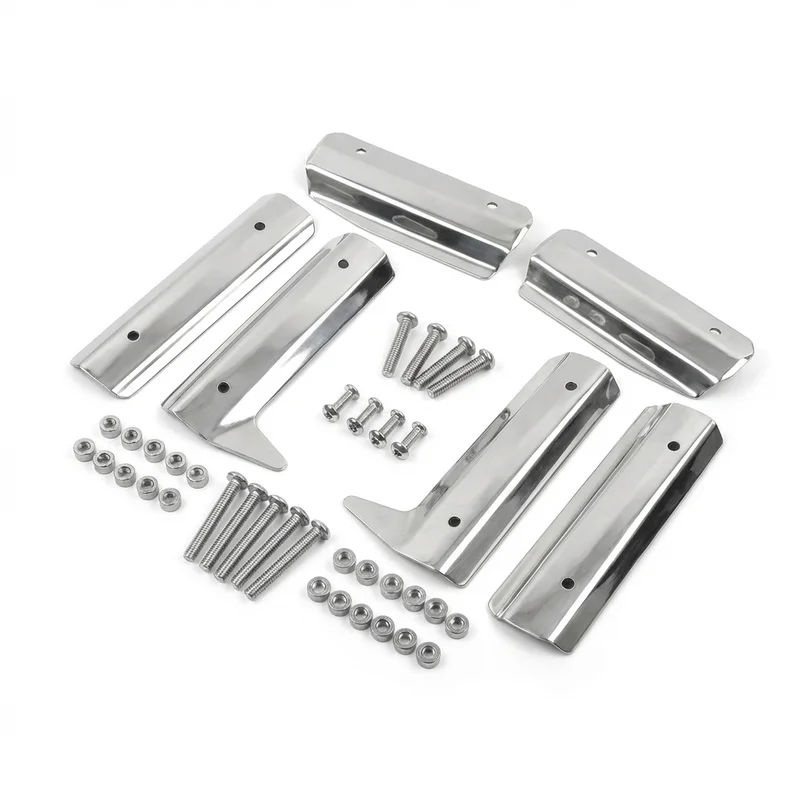 Stainless Steel Mounting Bracket Kit for Dodge D100 Panel (1976 - 1979)