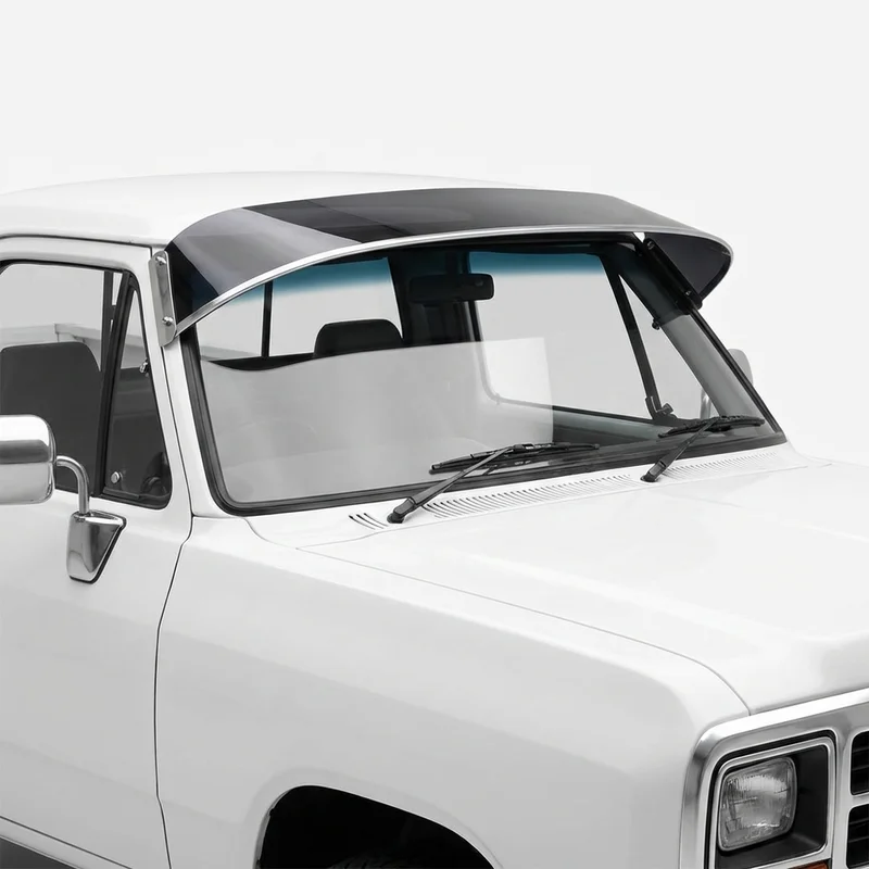 Tinted Acrylic Windscreen Sunvisor for Dodge D250 (1981 - 1993)
