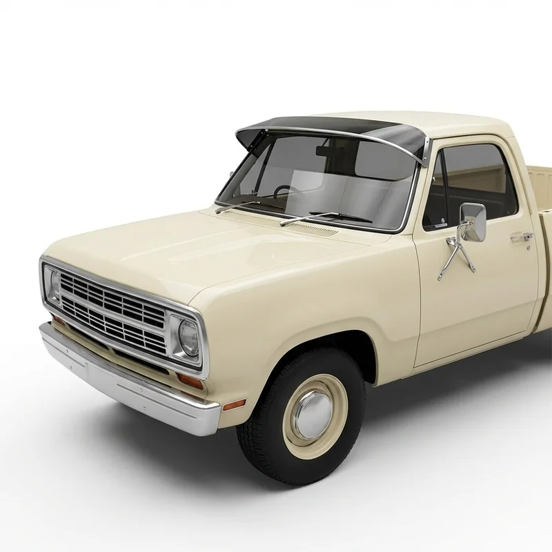 Tinted Acrylic Windscreen Sunvisor for Dodge D400 (1978 - 1981)