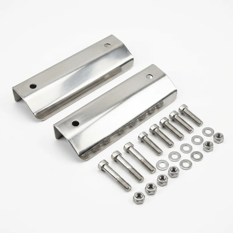 Stainless Steel Mounting Bracket Kit for Dodge Mini Ram (1984 - 1988)
