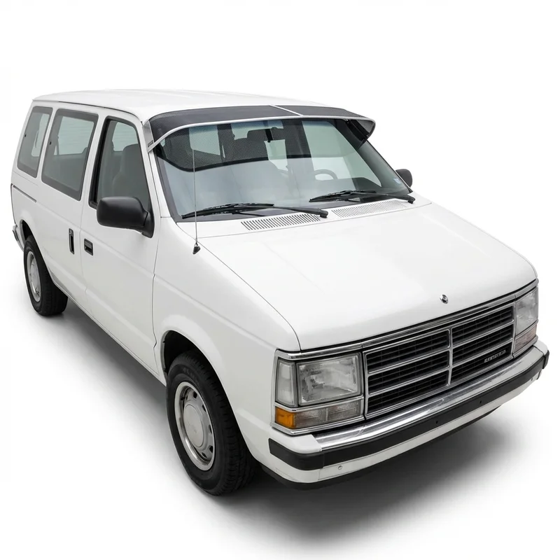 Premium Mesh Windscreen Sunvisor for Dodge Mini Ram (1984 - 1988)