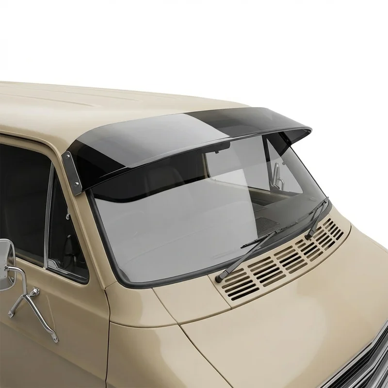 Tinted Acrylic Windscreen Sunvisor for Dodge P300 Van (1974 - 1974)