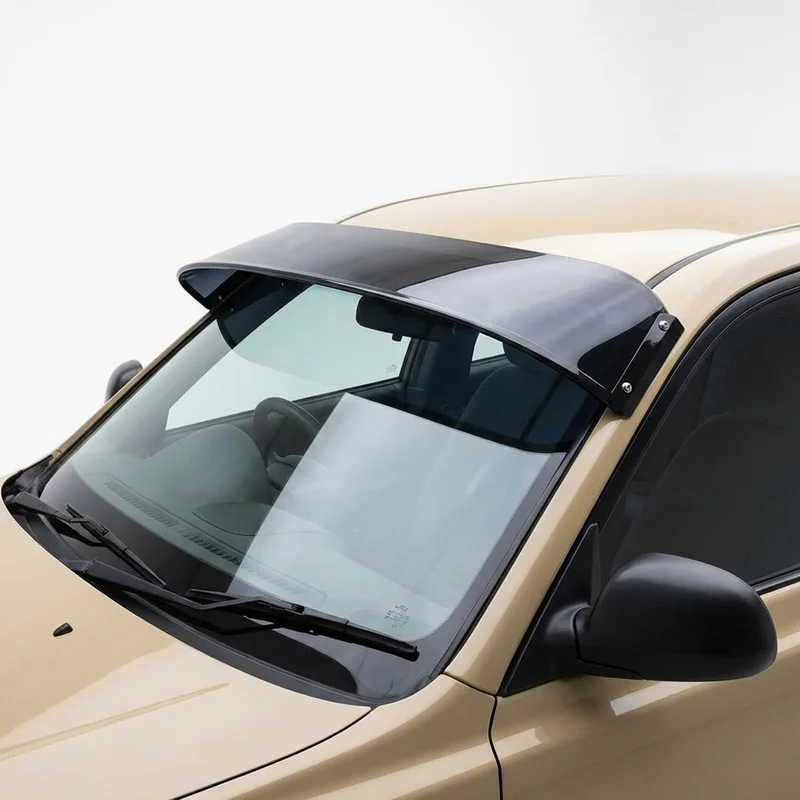Tinted Acrylic Windscreen Sunvisor for Dodge Verna (2004 - 2006)