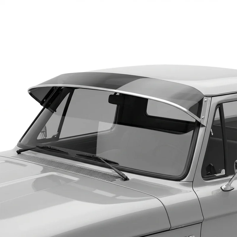 Tinted Acrylic Windscreen Sunvisor for Dodge W200 Pickup (1969 - 1974)