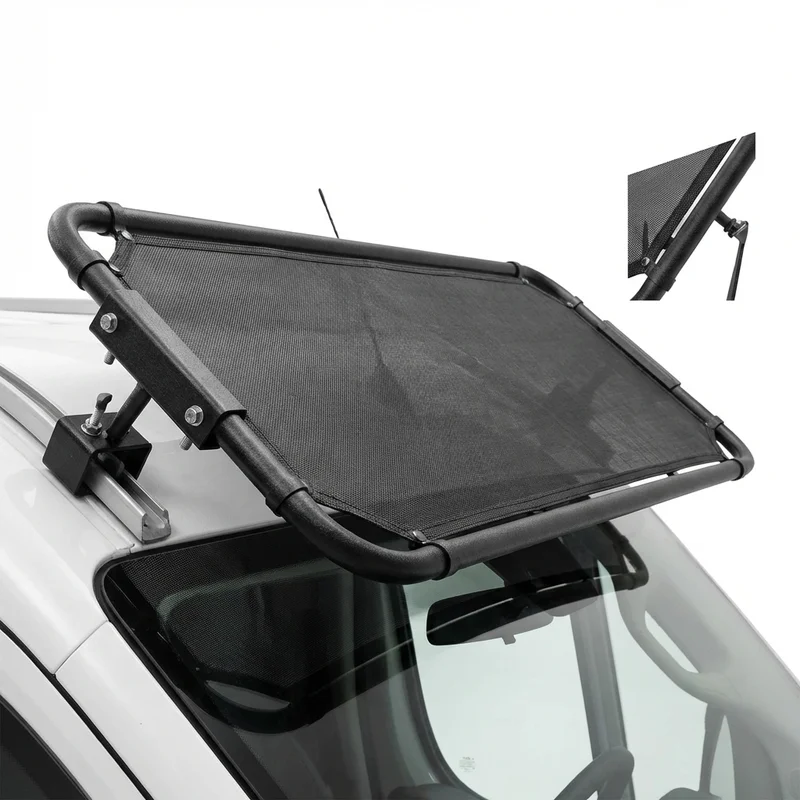 Premium Mesh Windscreen Sunvisor for Dynamax Corp Dynaquest XL (2019 - 2022)