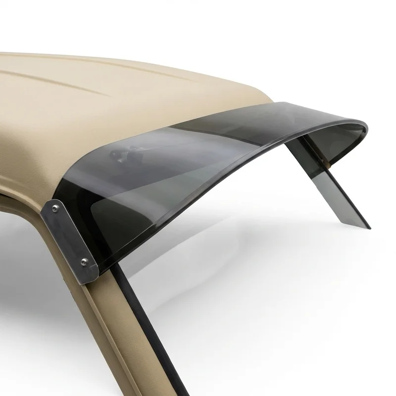 Tinted Acrylic Windscreen Sunvisor for Dynamax Corp Dynaquest XL (2019 - 2022)