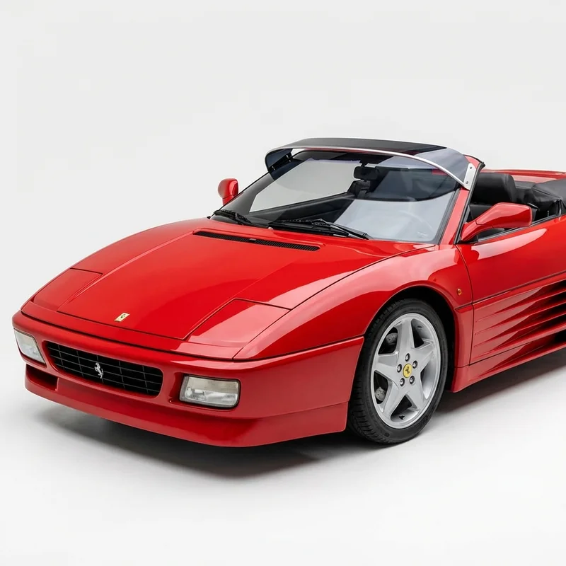 Tinted Acrylic Windscreen Sunvisor for Ferrari 348 Spider (1993 - 1995)