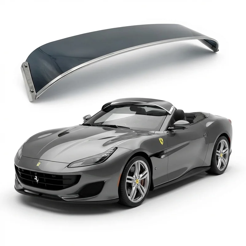 Tinted Acrylic Windscreen Sunvisor for Ferrari Portofino (2018 - 2019)