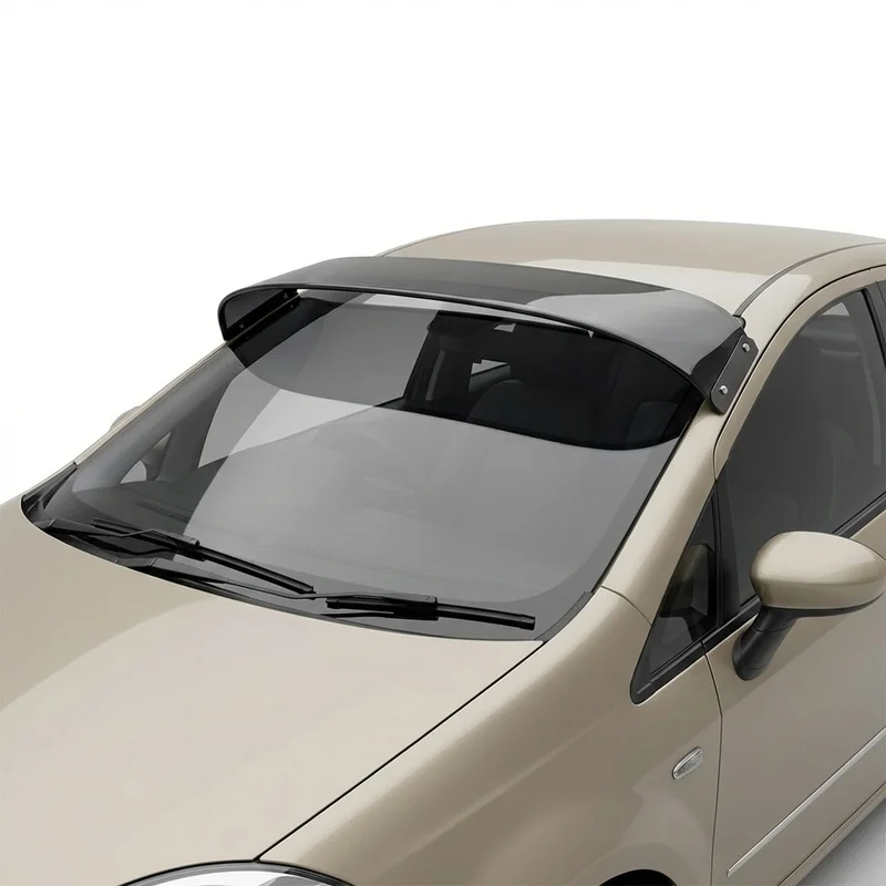 Tinted Acrylic Windscreen Sunvisor for Fiat Linea (2011 - 2011)