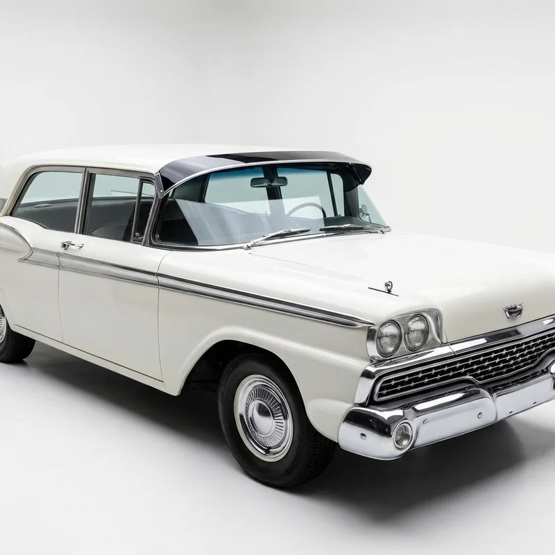 Tinted Acrylic Windscreen Sunvisor for Ford Custom 300 (1959 - 1960)