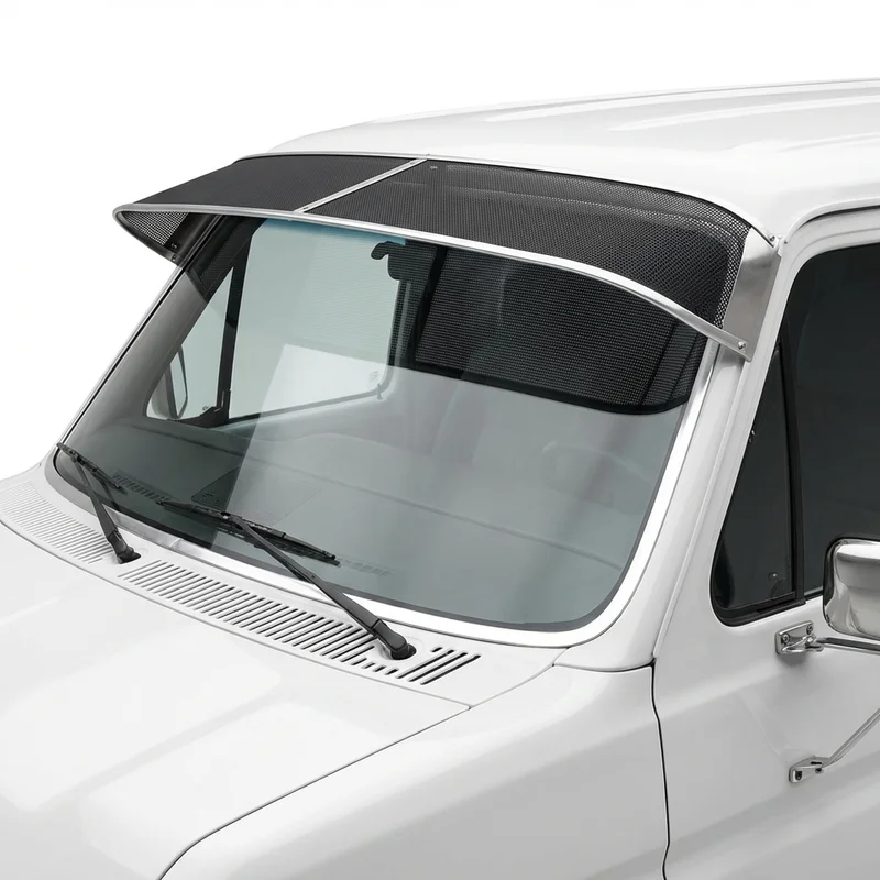 Premium Mesh Windscreen Sunvisor for Ford E-100 Econoline Club Wagon (1975 - 1983)