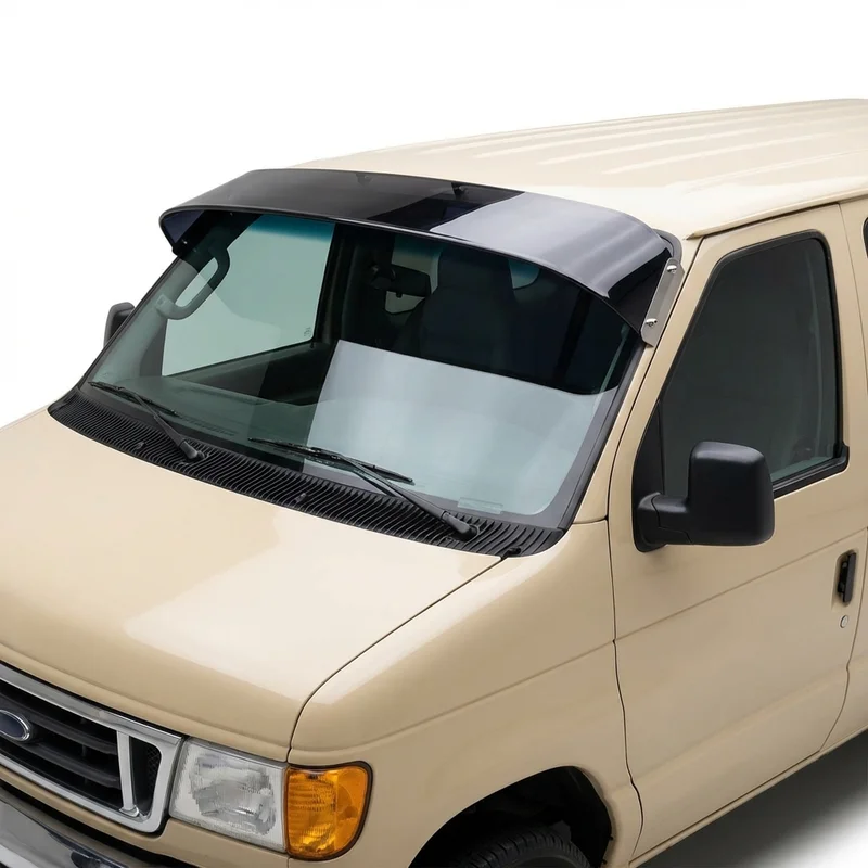 Tinted Acrylic Windscreen Sunvisor for Ford E-150 (2003 - 2014)