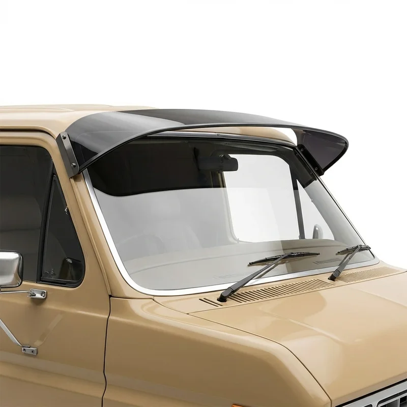 Tinted Acrylic Windscreen Sunvisor for Ford E-300 Econoline (1969 - 1974)