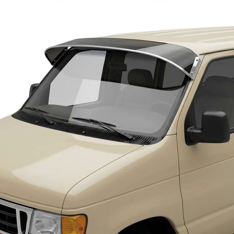Tinted Acrylic Windscreen Sunvisor for Ford E-350 Club Wagon (2003 - 2005)