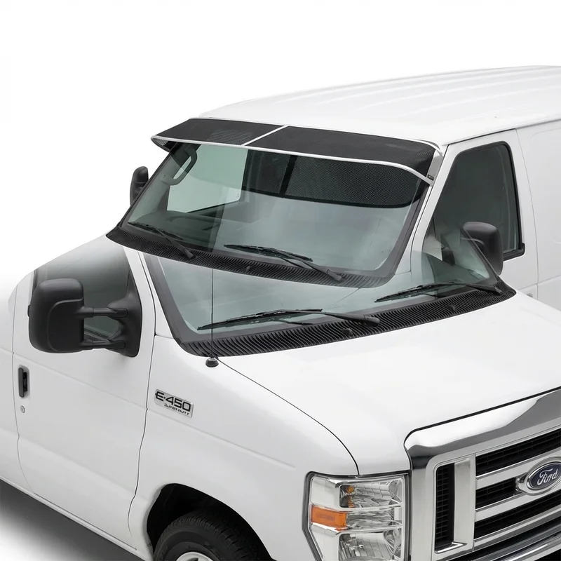 Premium Mesh Windscreen Sunvisor for Ford E-450 Super Duty (2003 - 2025)