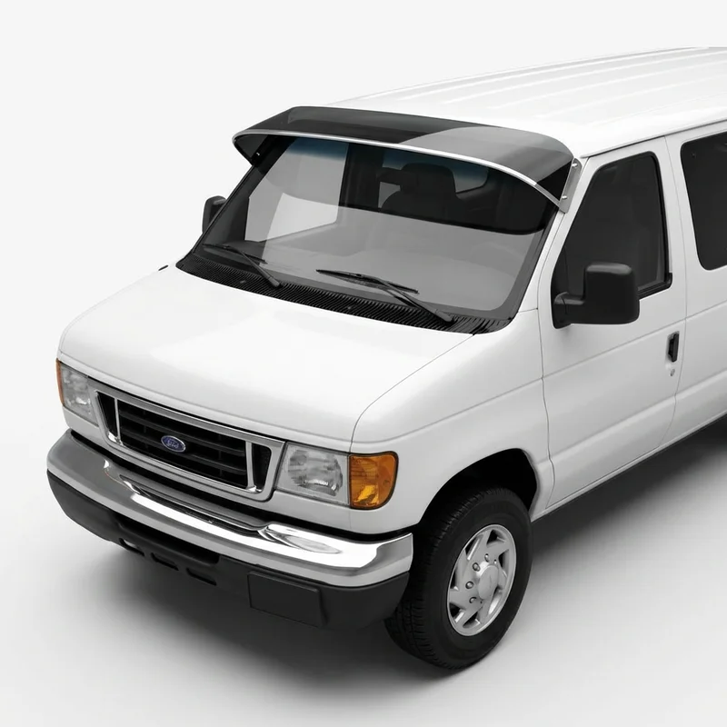 Tinted Acrylic Windscreen Sunvisor for Ford E-550 Econoline Super Duty (2002 - 2002)