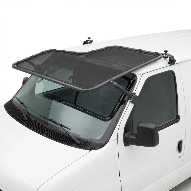Premium Mesh Windscreen Sunvisor for Ford Econoline Wagon (2010 - 2014)