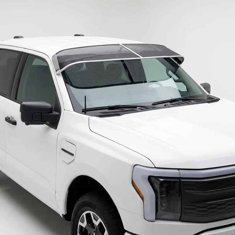 Premium Mesh Windscreen Sunvisor for Ford F-150 Lightning (2022 - 2025)