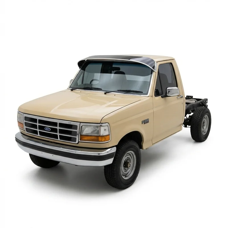 Tinted Acrylic Windscreen Sunvisor for Ford F-59 Commercial Stripped Chassis (1988 - 2021)