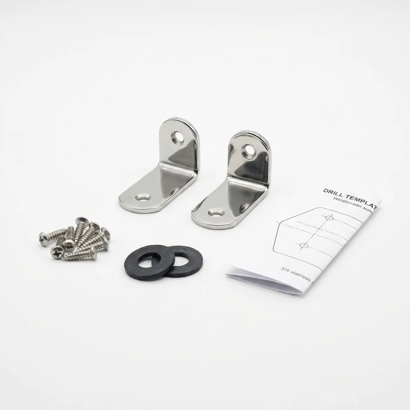 Stainless Steel Mounting Bracket Kit for Ford F-600 LPO (1990 - 1994)