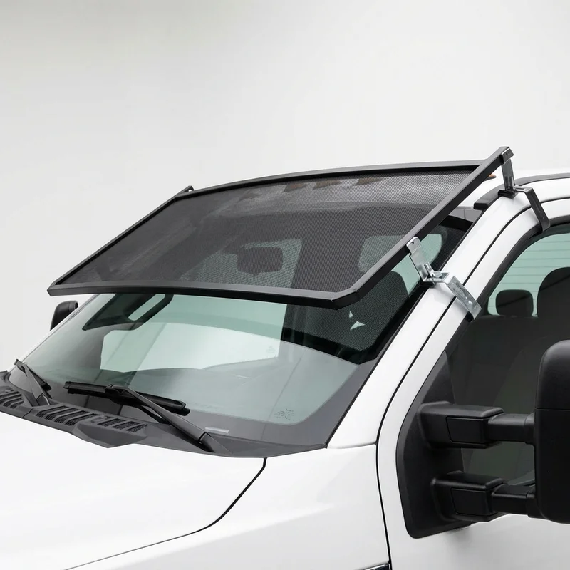 Premium Mesh Windscreen Sunvisor for Ford F-600 Super Duty (2020 - 2024)