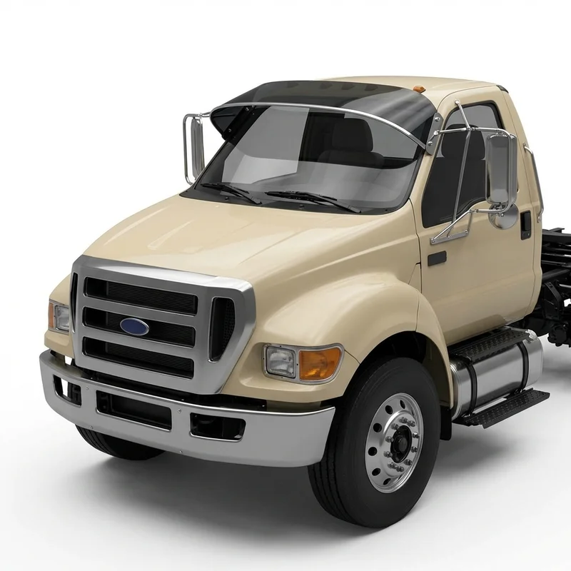 Tinted Acrylic Windscreen Sunvisor for Ford F-750 (2000 - 2025)