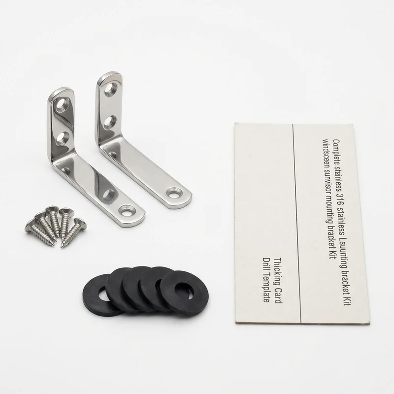 Stainless Steel Mounting Bracket Kit for Ford F-800 LPO (1995 - 1998)
