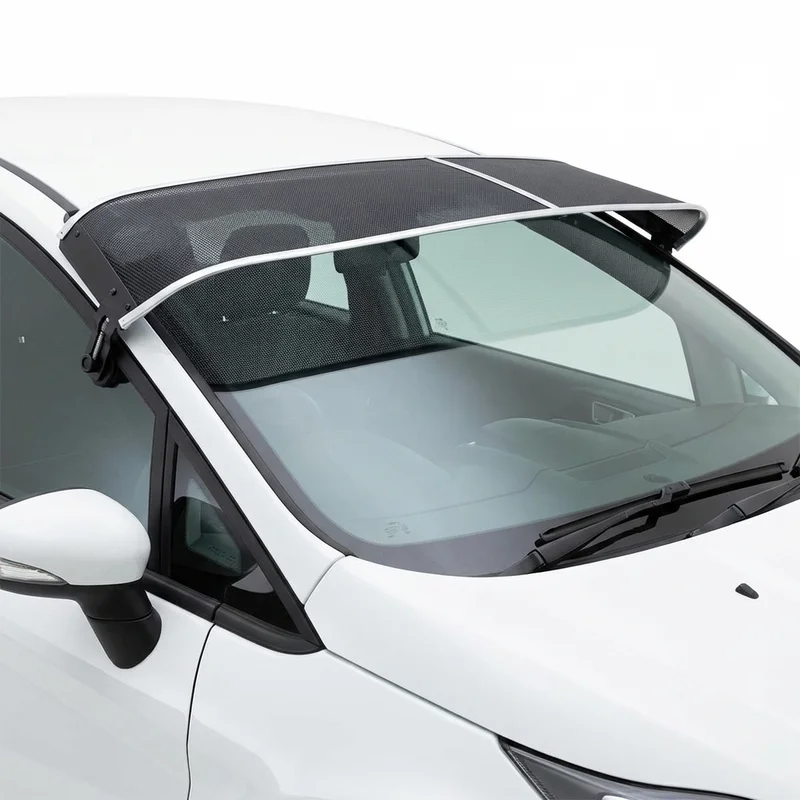 Premium Mesh Windscreen Sunvisor for Ford Fiesta Ikon (2002 - 2015)