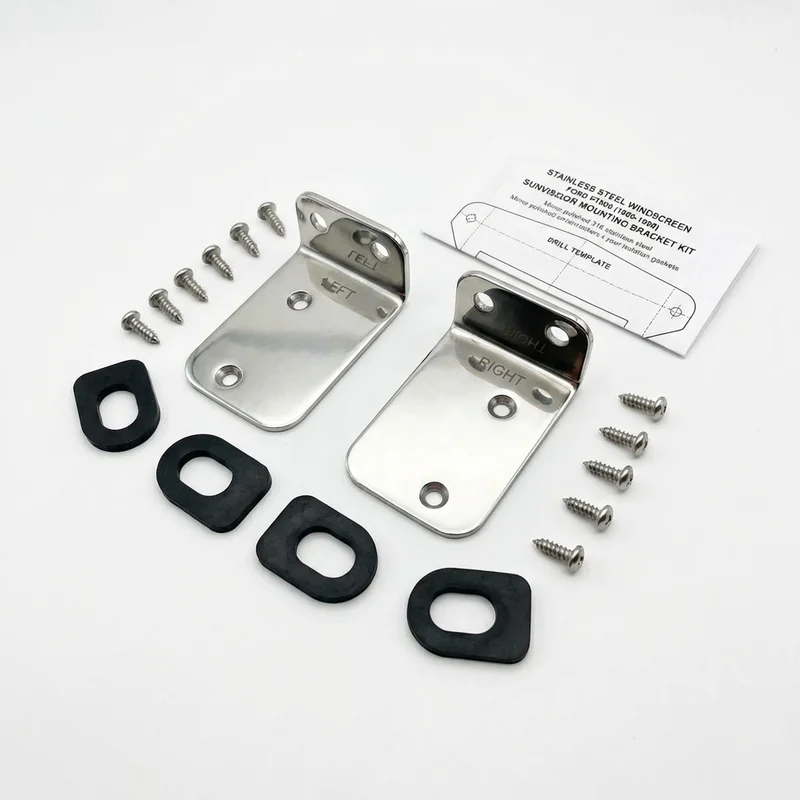 Stainless Steel Mounting Bracket Kit for Ford FT800 (1980 - 1990)