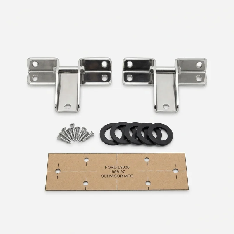 Stainless Steel Mounting Bracket Kit for Ford L9000 (1996 - 1997)
