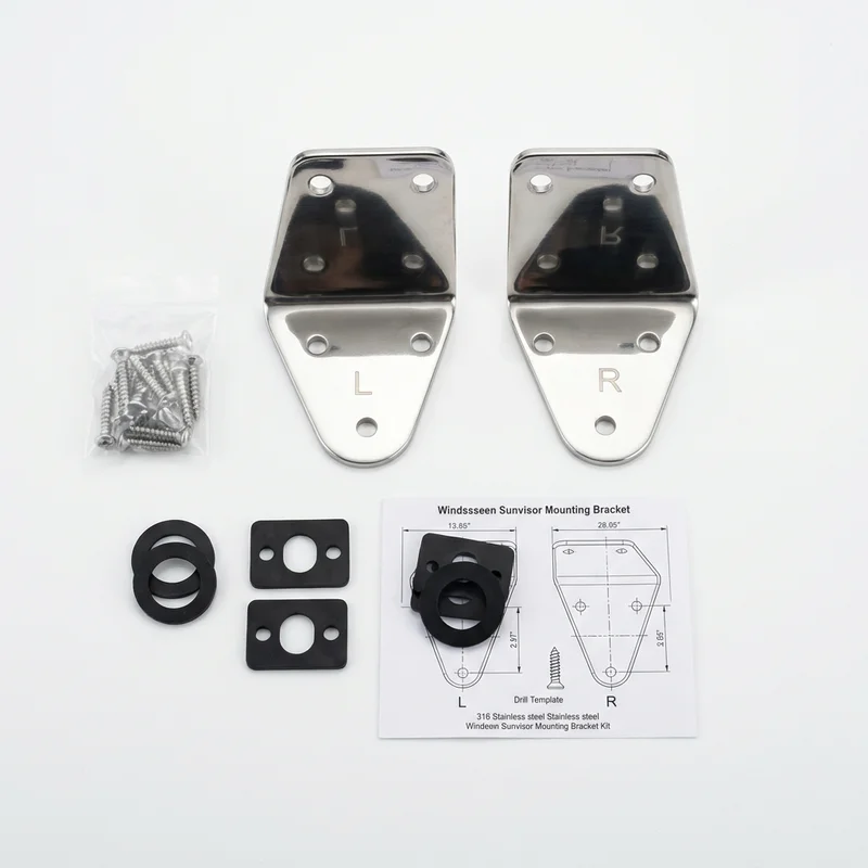 Stainless Steel Mounting Bracket Kit for Ford LA8000F (1996 - 1997)