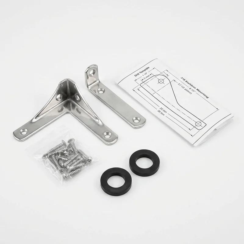 Stainless Steel Mounting Bracket Kit for Ford Transit-350 HD (2015 - 2025)