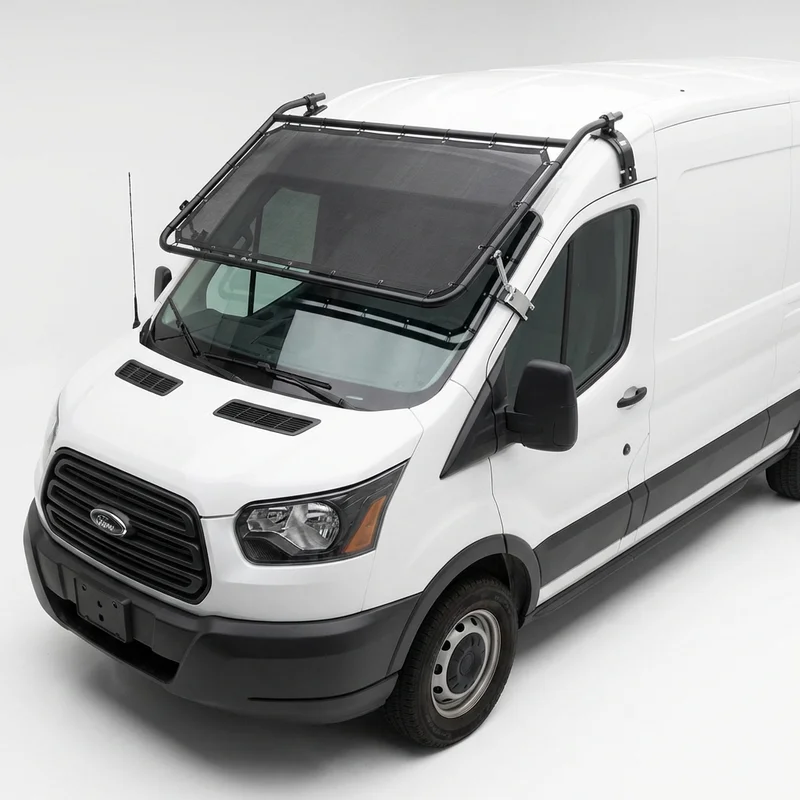 Premium Mesh Windscreen Sunvisor for Ford Transit-350 HD (2015 - 2025)