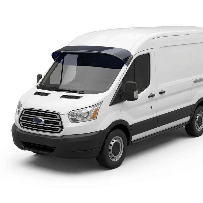 Tinted Acrylic Windscreen Sunvisor for Ford Transit (2007 - 2022)
