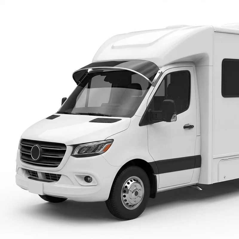Tinted Acrylic Windscreen Sunvisor for Forest River Sunseeker TS (2019 - 2022)