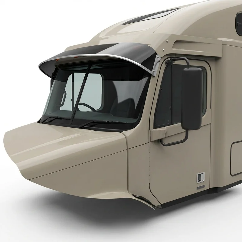 Tinted Acrylic Windscreen Sunvisor for Freightliner Columbia (2000 - 2020)