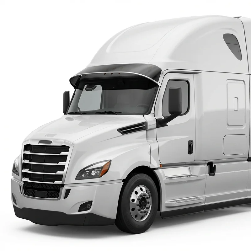 Tinted Acrylic Windscreen Sunvisor for Freightliner eCascadia (2023 - 2025)