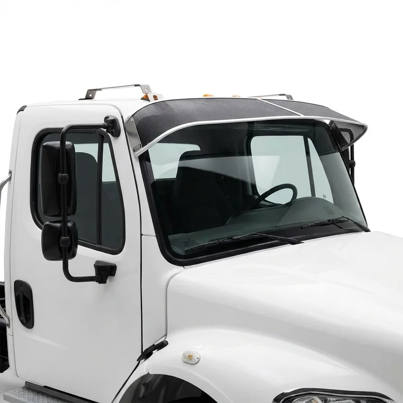 Premium Mesh Windscreen Sunvisor for Freightliner FL360 (2019 - 2020)