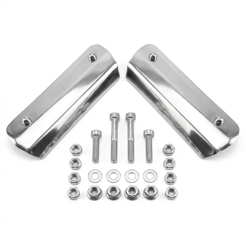 Stainless Steel Mounting Bracket Kit for Freightliner FL60 (1991 - 2004)