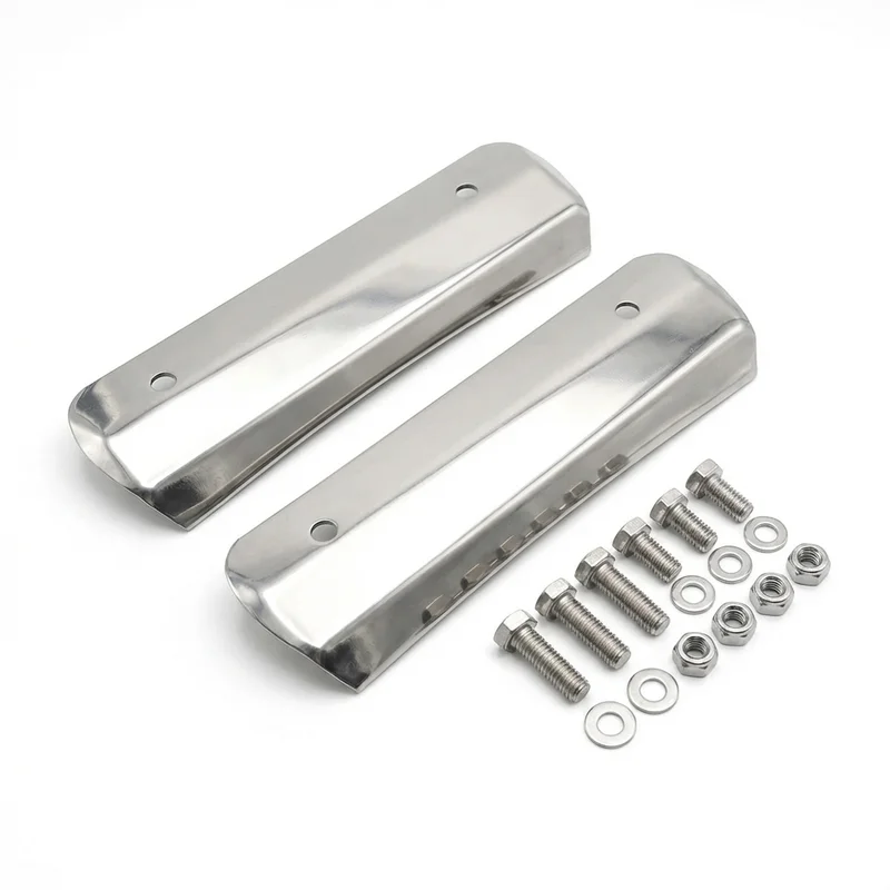Stainless Steel Mounting Bracket Kit for Freightliner FL80 (1991 - 2006)