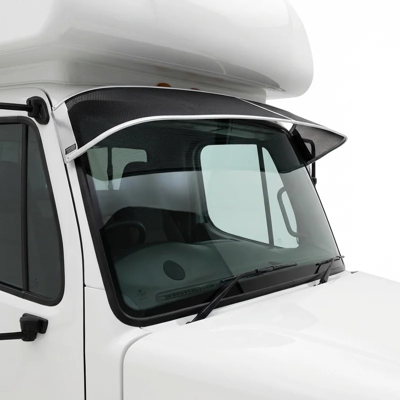 Premium Mesh Windscreen Sunvisor for Freightliner XB Straight Rail (2019 - 2019)
